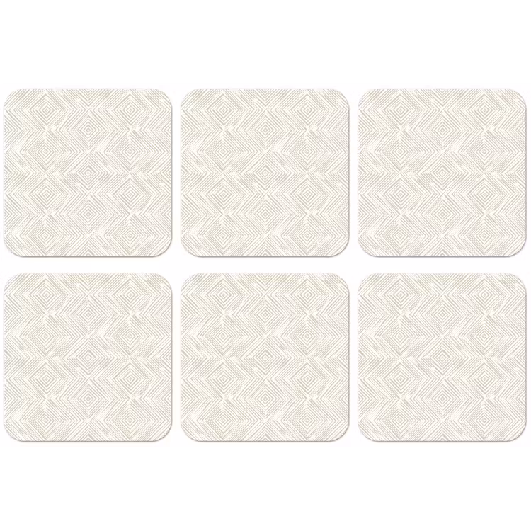 Abstract - Ruiten - Beige onderzetter kurk middel 366 -zkaufland3dotto