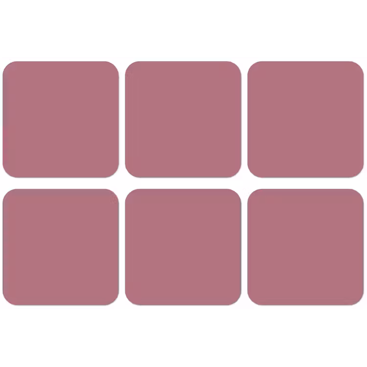 Antique - Mauve - Roze onderzetter kurk middel 366 -zkaufland3dotto