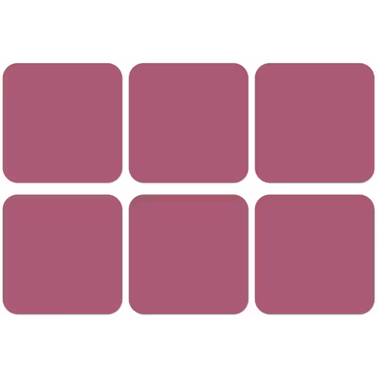 Berry - Roze -Pink onderzetter kurk middel 366 -zkaufland3dotto