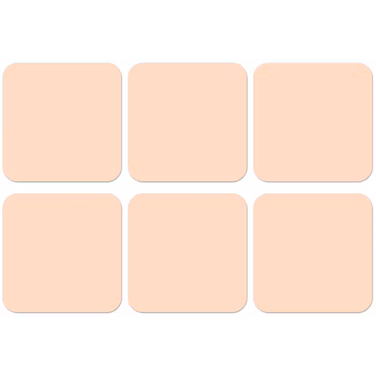 Pale - Peach - Nude onderzetter kurk middel 366 -zkaufland3dotto