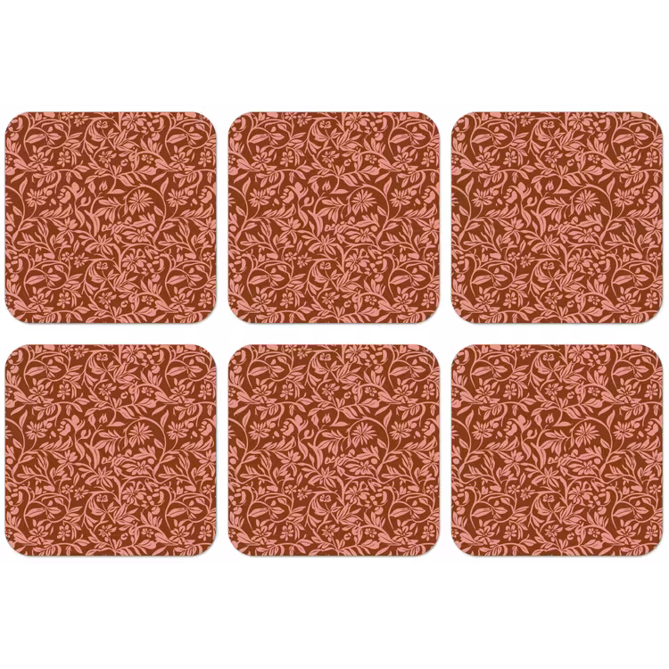 Bloemen - Print - Roze onderzetter kurk middel 366 -zkaufland3dotto