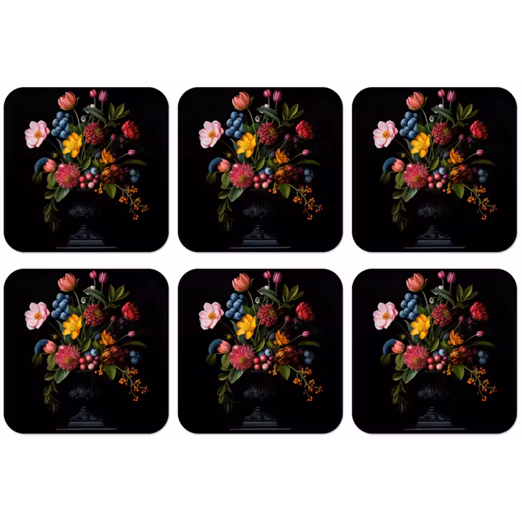 Bloemen - Vrolijk - Vaas onderzetter kurk middel -zkaufland3dotto