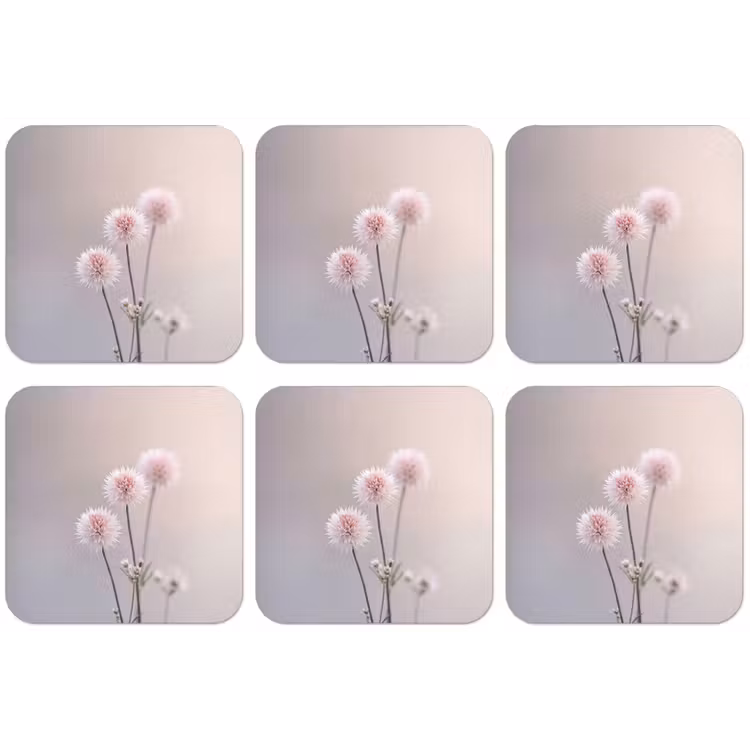 Bloemen - Bollen - Roze onderzetter kurk middel -zkaufland3dotto