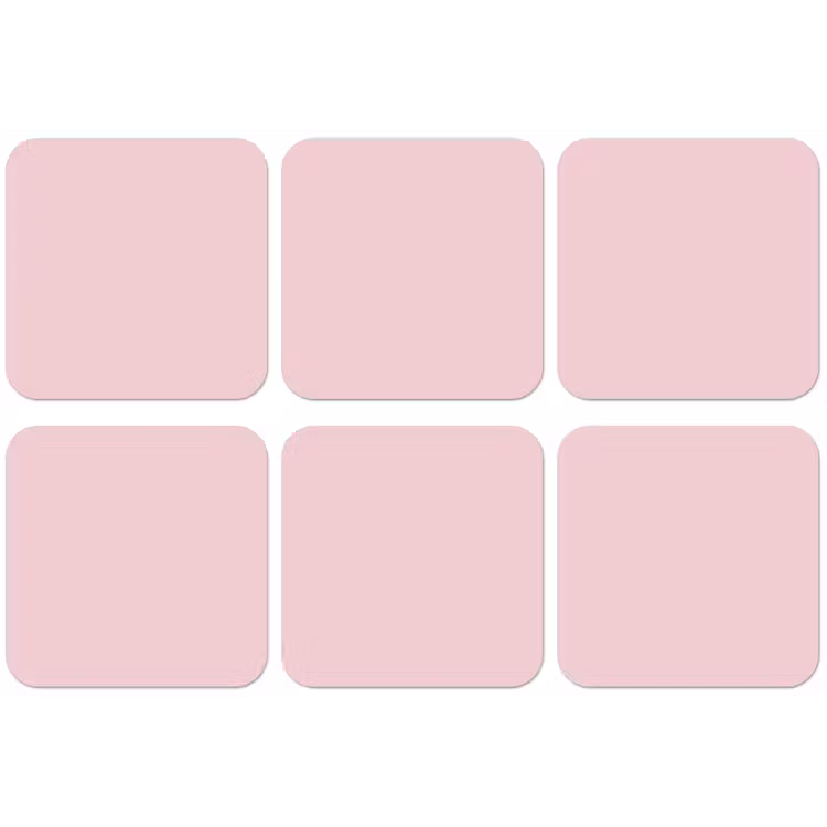 Blush - Pink - Roze onderzetter kurk middel 366 -zkaufland3dotto