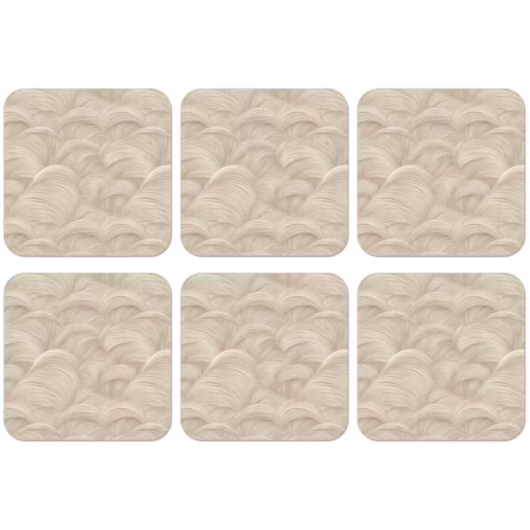 Bogen - Patroon - Beige onderzetter kurk middel 366 -zkaufland3dotto