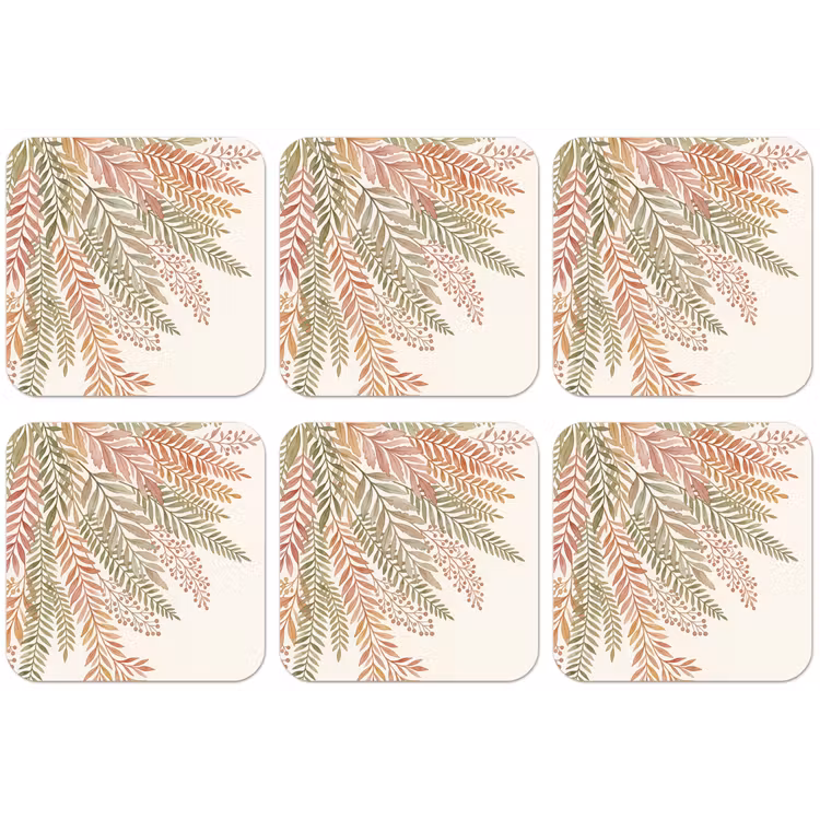 Botanisch - Aquarel - Kleurrijk onderzetter kurk middel -zkaufland3dotto
