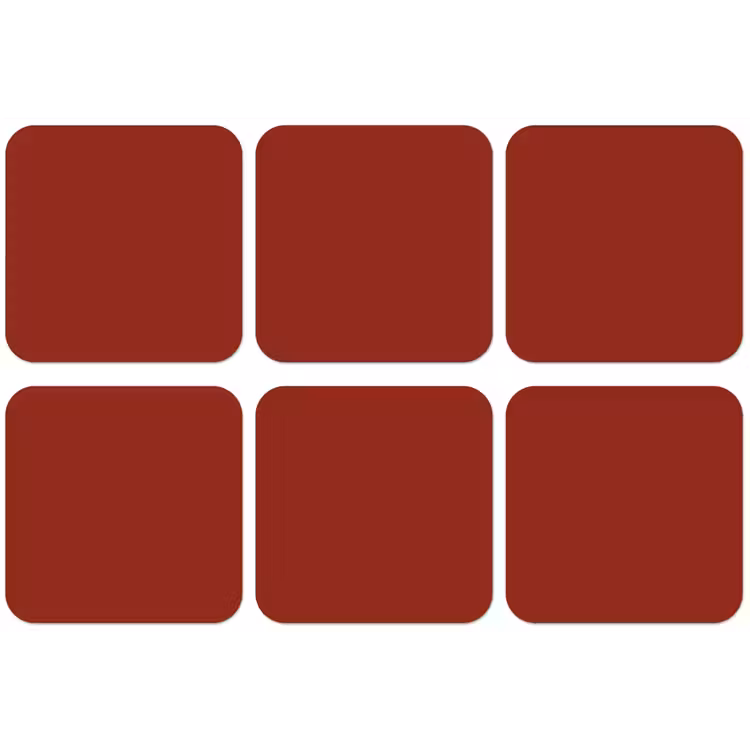 Burnt - Copper - Rood onderzetter kurk middel 366 -zkaufland3dotto