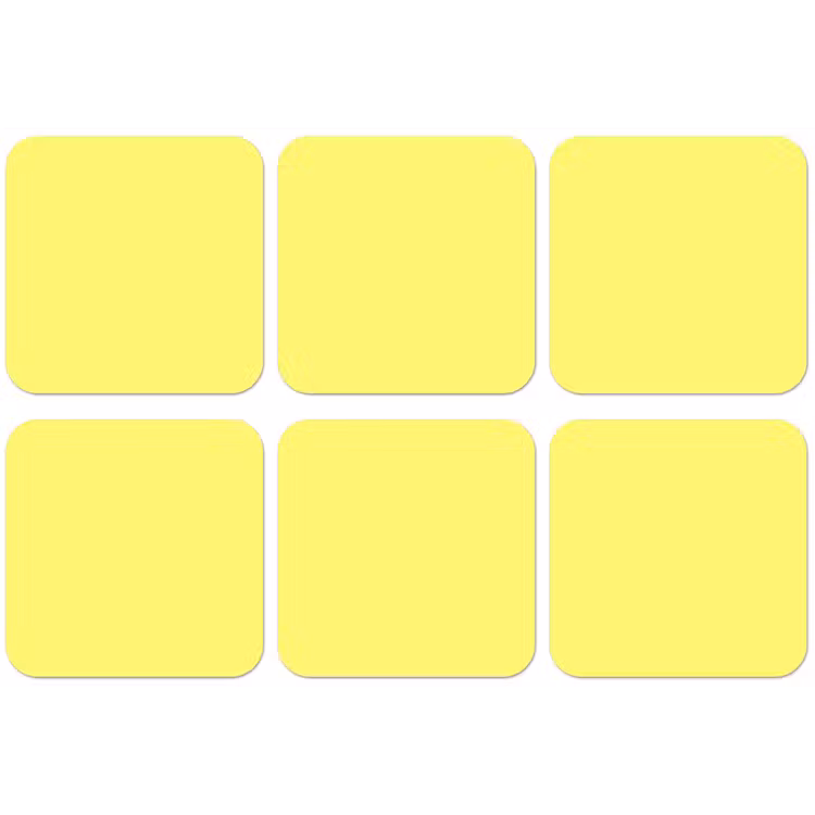 Buttery - Beige - Geel onderzetter kurk middel 366 -zkaufland3dotto