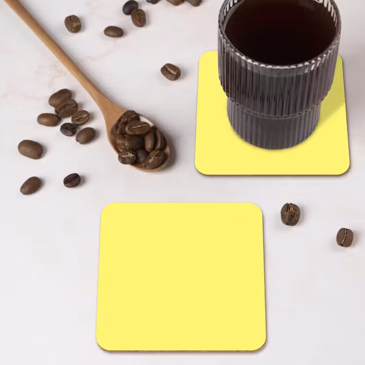 Buttery - Beige - Geel onderzetter kurk middel 366 -sfeer2