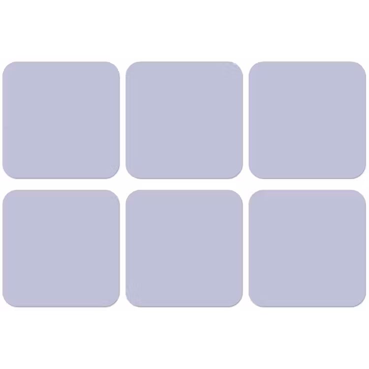 Chalky - Lavender - Paars onderzetter kurk middel 366 -zkaufland3dotto