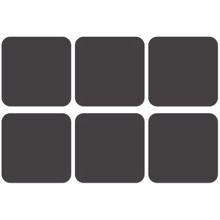 Charcoal - Grijs- Grey onderzetter kurk middel 366 -zkaufland3dotto