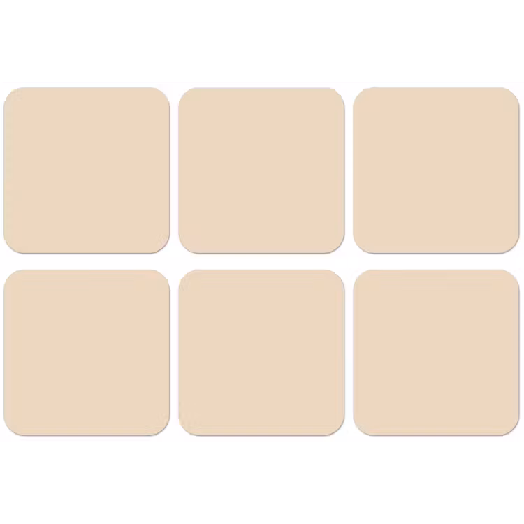 Cream - Nude - Neutraal onderzetter kurk middel 366 -zkaufland3dotto