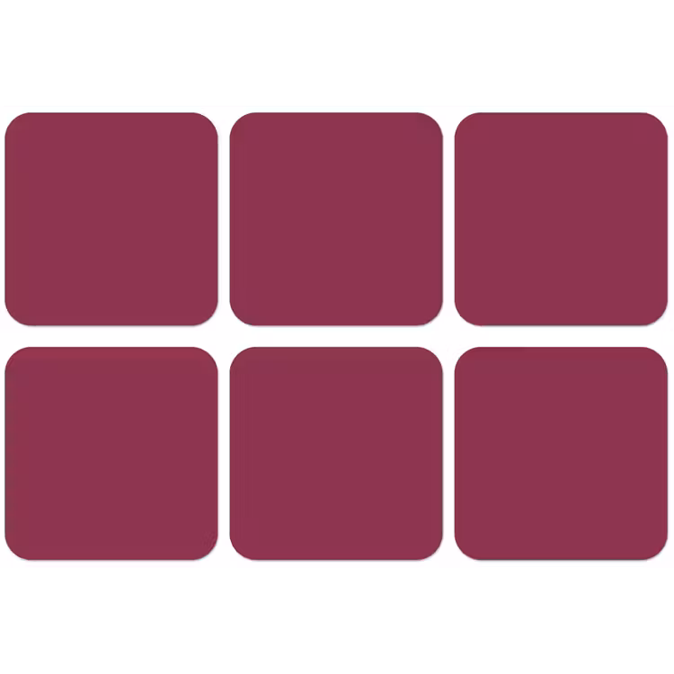 Deep - Rasberry - Rood onderzetter kurk middel 366 -zkaufland3dotto