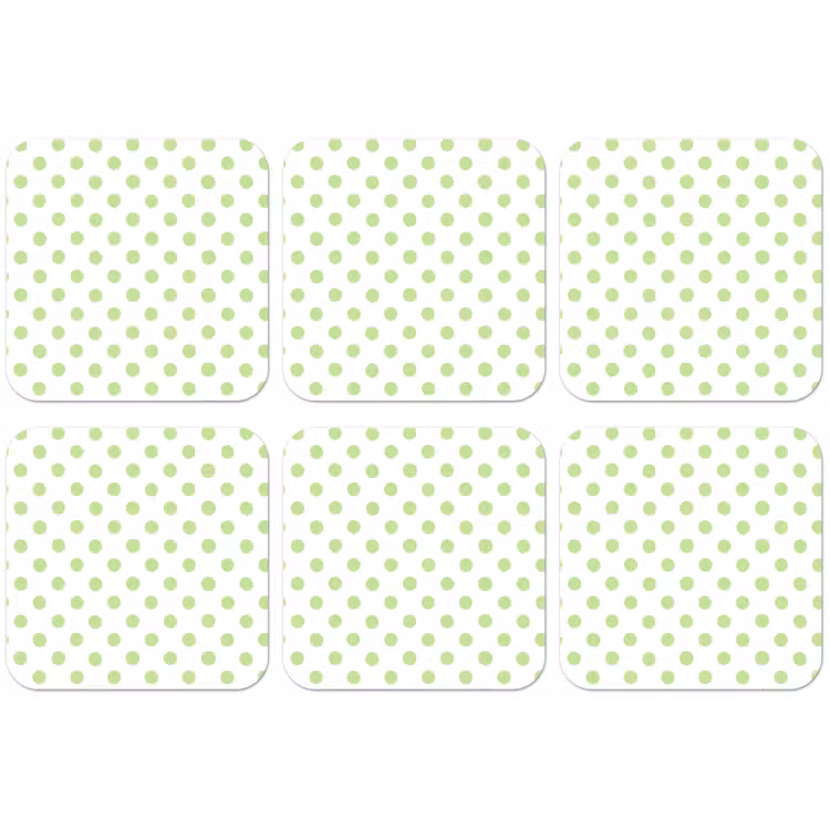 Dots - Klassiek - Groen onderzetter kurk middel 366 -zkaufland3dotto