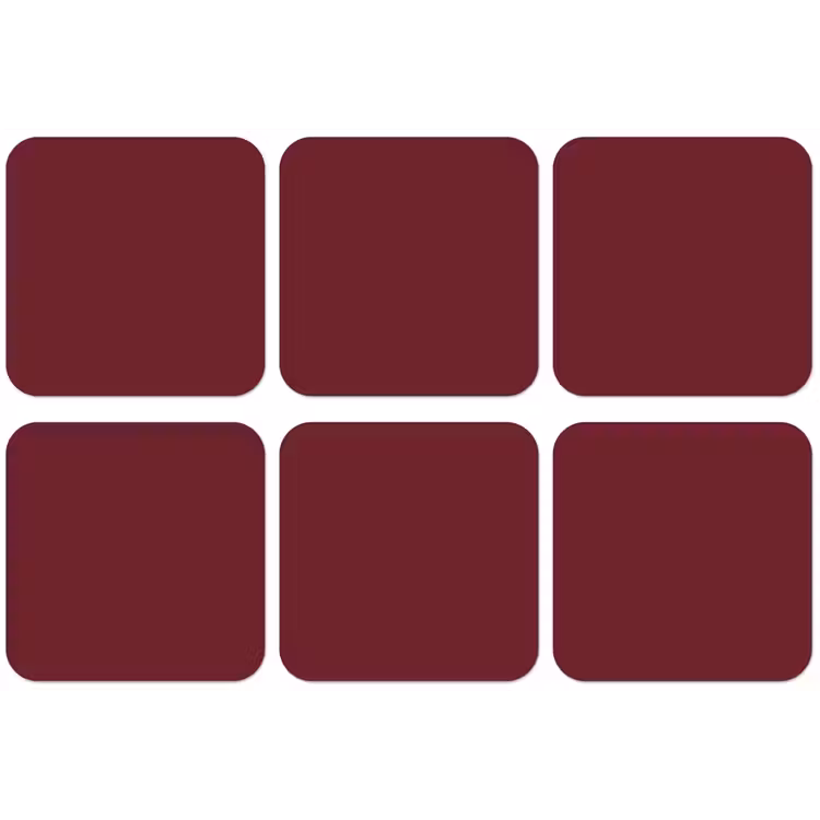 Dark - Garnet - Rood onderzetter kurk middel 366 -zkaufland3dotto
