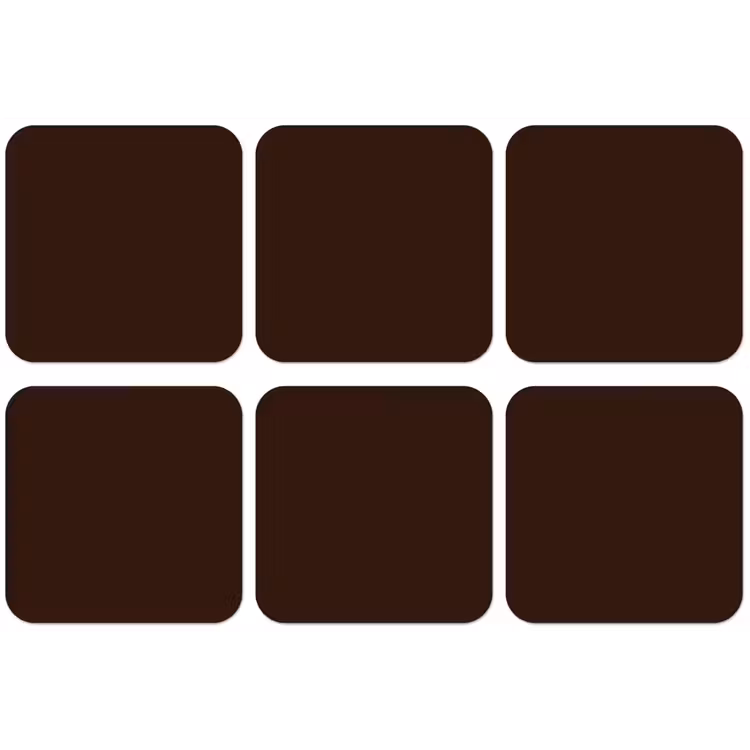 Dark - Chocolate - Bruin onderzetter kurk middel 366 -zkaufland3dotto
