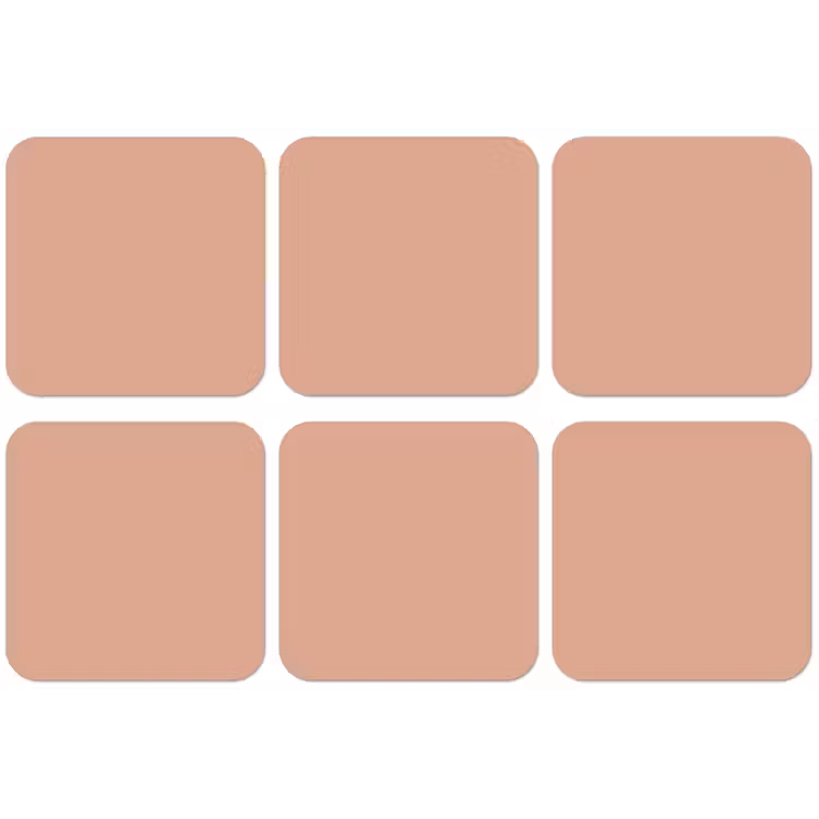 Dusty - Rose - Roze onderzetter kurk middel 366 -zkaufland3dotto