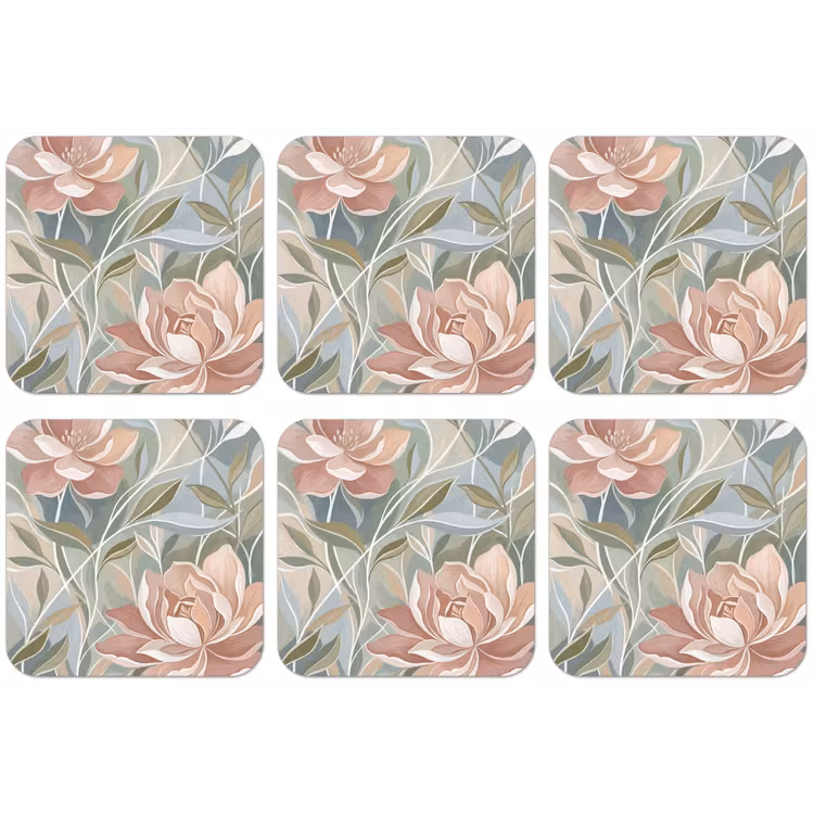 Elegant - Romantiek - Roze onderzetter kurk middel -zkaufland3dotto