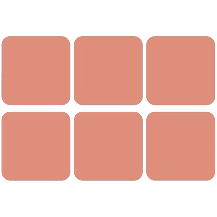 Earthy - Rose - Koraal onderzetter kurk middel 366 -zkaufland3dotto