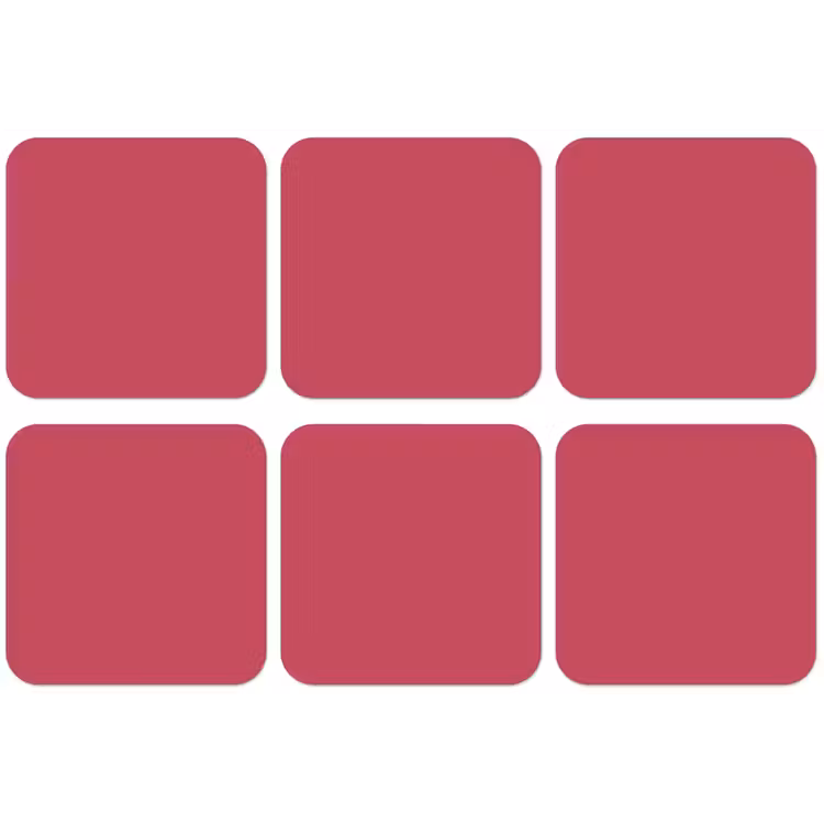 Bold - Berry - Rood onderzetter kurk middel 366 -zkaufland3dotto