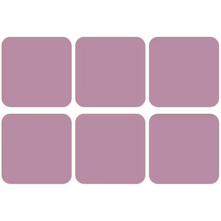Lilac - Paars - Mauve onderzetter kurk middel 366 -zkaufland3dotto
