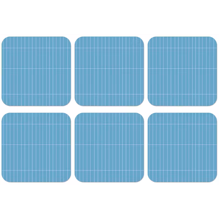 Tegel - Langwerpig - Patroon - Blauw onderzetter kurk middel 366 -zkaufland3dotto