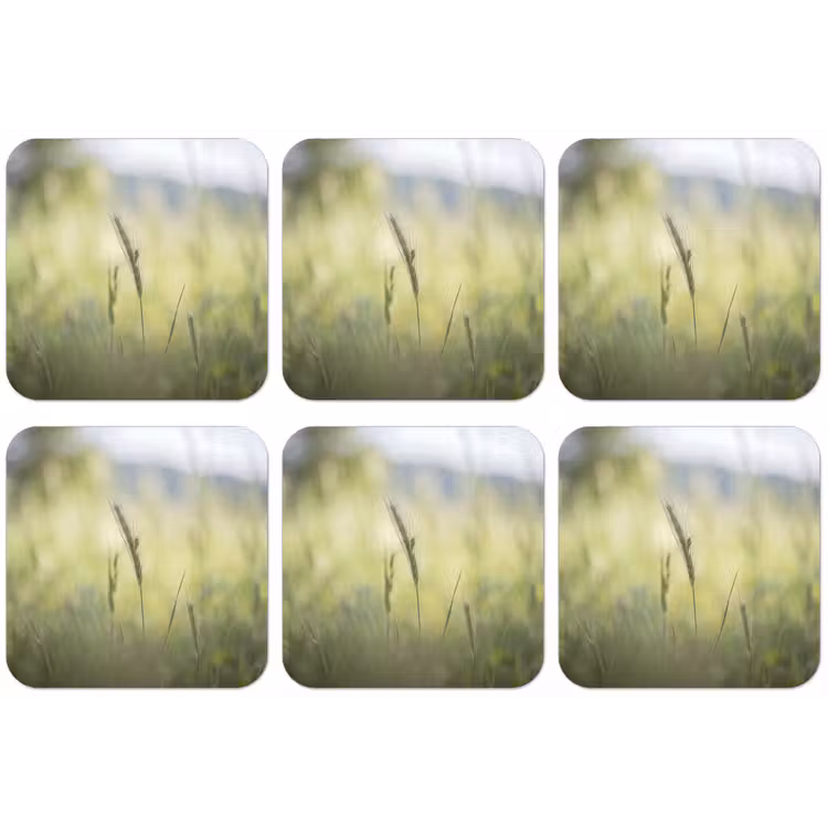 Graan - Aar - Natuur - Groen - Detail onderzetter kurk middel -zkaufland3dotto