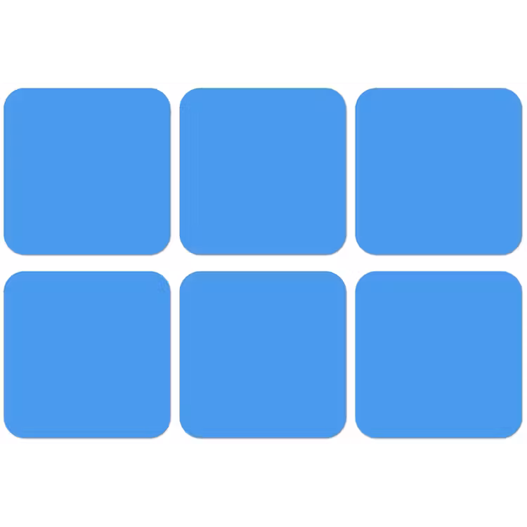 Bright - Azure - Blauw onderzetter kurk middel 366 -zkaufland3dotto