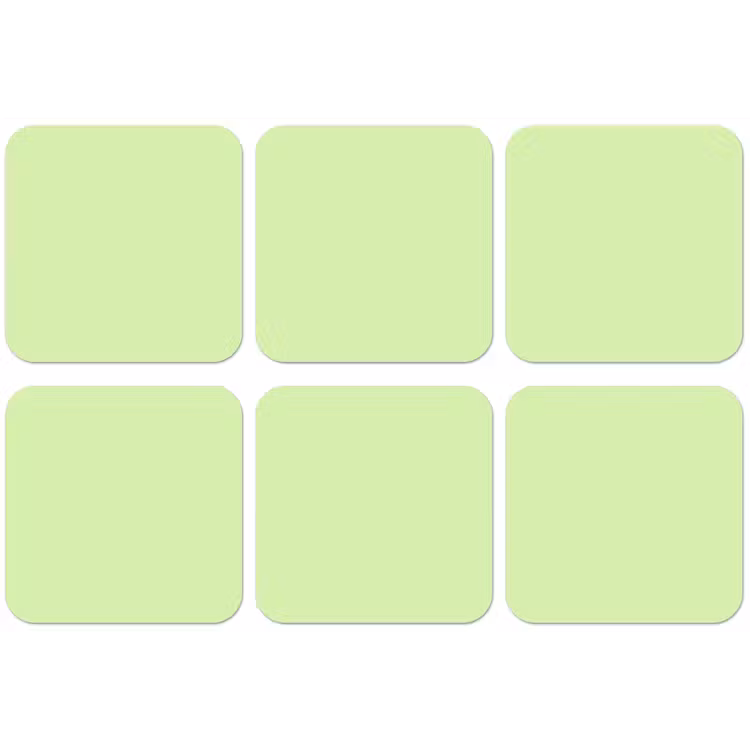 Light - Lime - Groen onderzetter kurk middel 366 -zkaufland3dotto