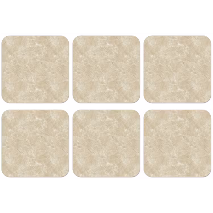 Lichtbeige - Marmer - Diffusie adering onderzetter kurk middel 366 -zkaufland3dotto