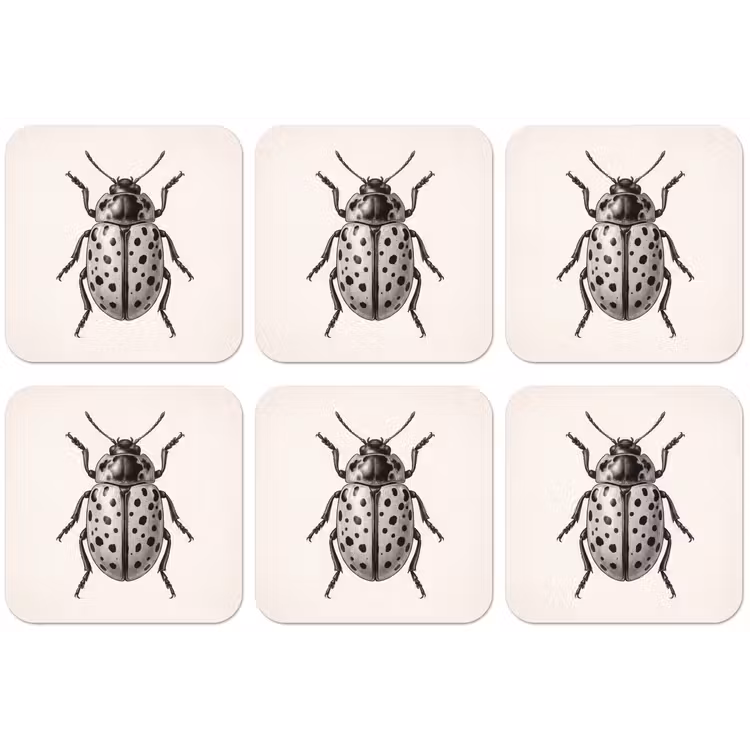 Kever - Insect - Vintage onderzetter kurk middel -zkaufland3dotto