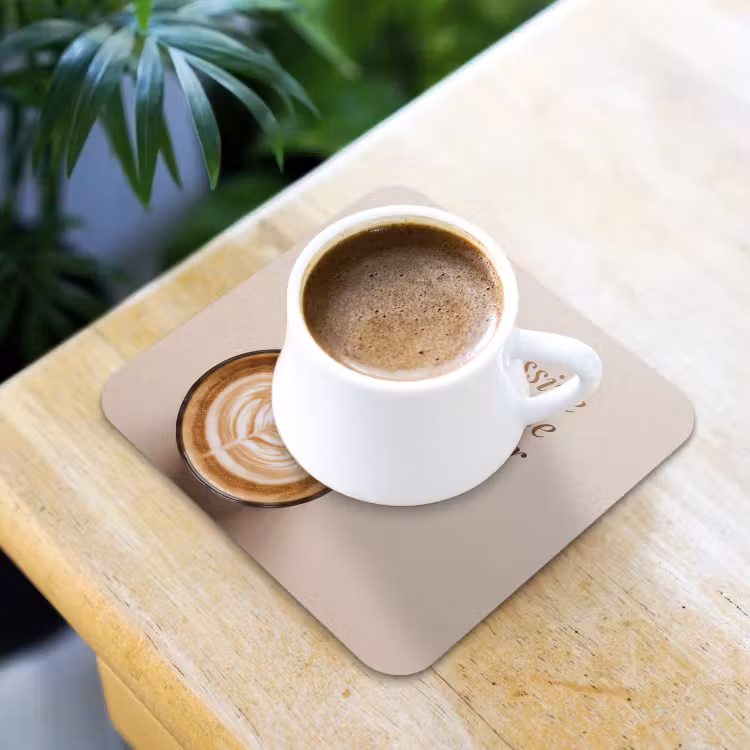 Koffie - Obessive Coffee Disorder - Beige onderzetter kurk middel -sfeer5