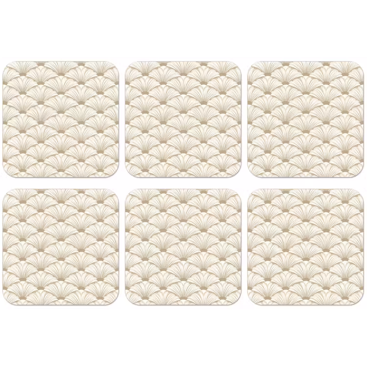 Klassiek - Art - Beige onderzetter kurk middel 366 -zkaufland3dotto