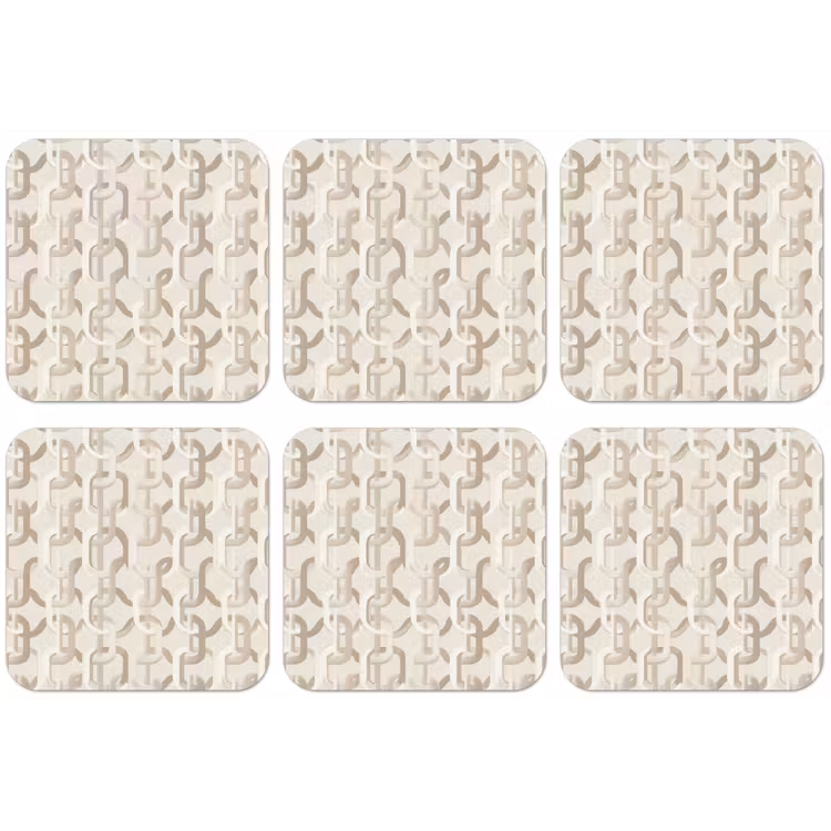 Motief - Abstract - Beige onderzetter kurk middel 366 -zkaufland3dotto