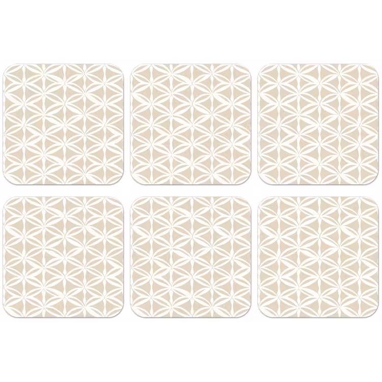 Motief - Modern - Beige onderzetter kurk middel 366 -zkaufland3dotto
