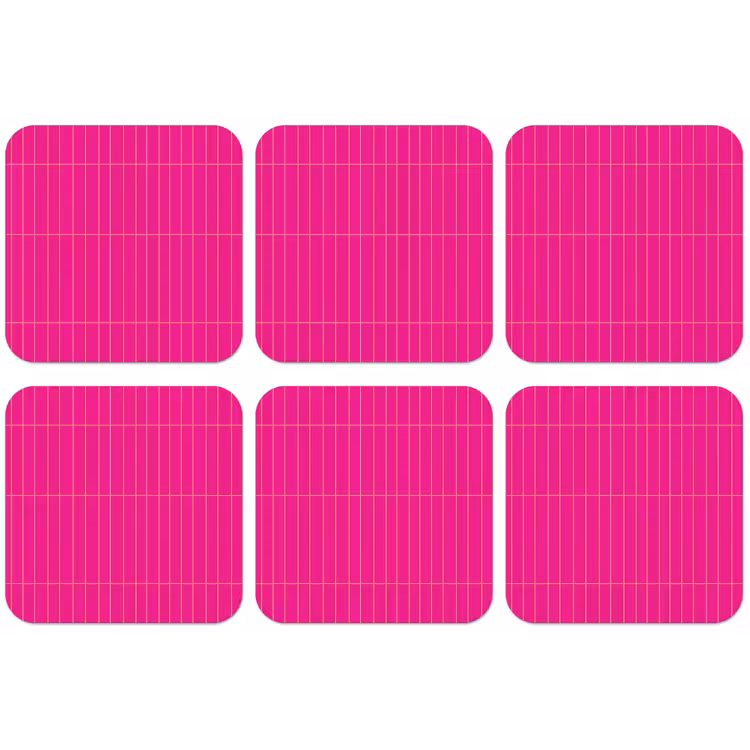 Patroon - Tegel - Magenta - Roze onderzetter kurk middel 366 -zkaufland3dotto