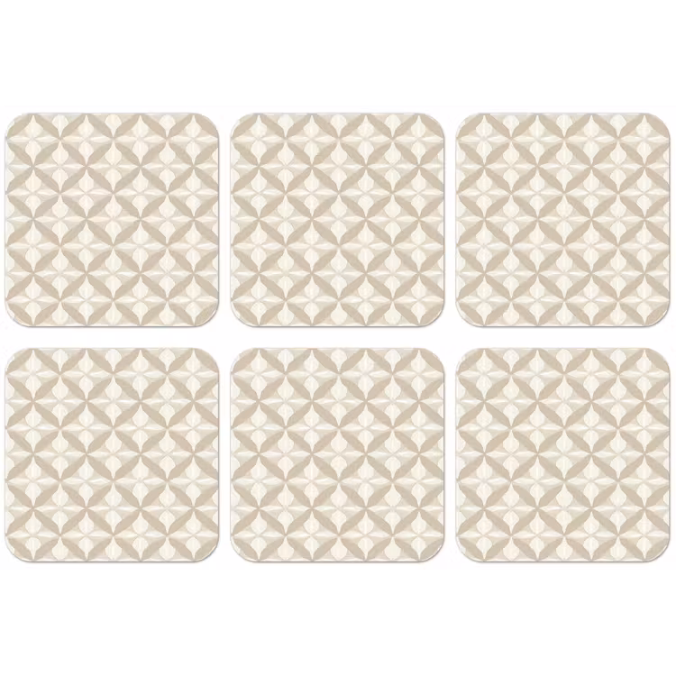 Patroon - Klassiek - Beige onderzetter kurk middel 366 -zkaufland3dotto