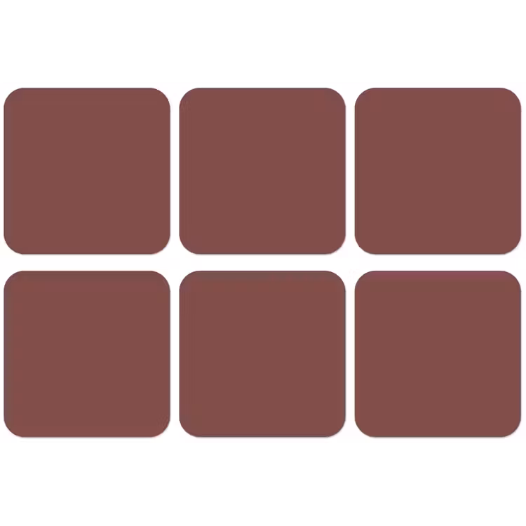 Muted - Raisin - Rood onderzetter kurk middel 366 -zkaufland3dotto