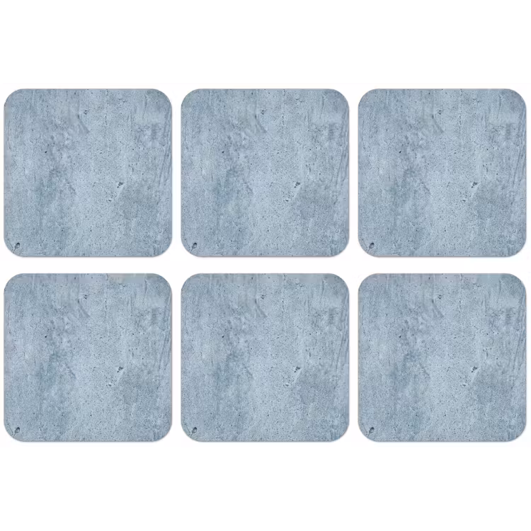Oppervlak - Ruw - Abstract - Modern - Grijs onderzetter kurk middel -zkaufland3dotto