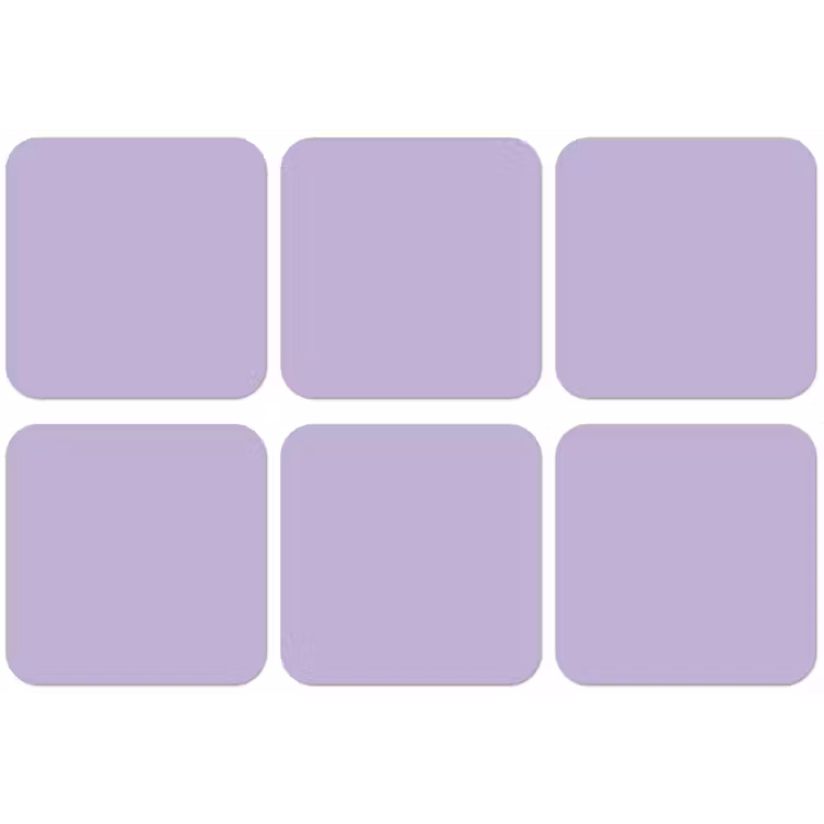 Pastel - Lilac - Paars onderzetter kurk middel 366 -zkaufland3dotto