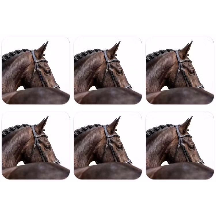 Portret - Paard - Elegant onderzetter kurk middel -zkaufland3dotto