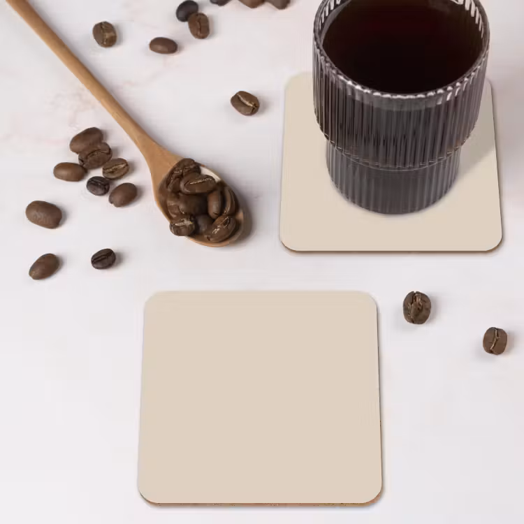 Raw - Linen - Nude onderzetter kurk middel 366 -sfeer2