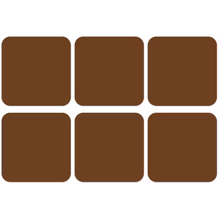 Rich - Espresso - Bruin onderzetter kurk middel 366 -zkaufland3dotto