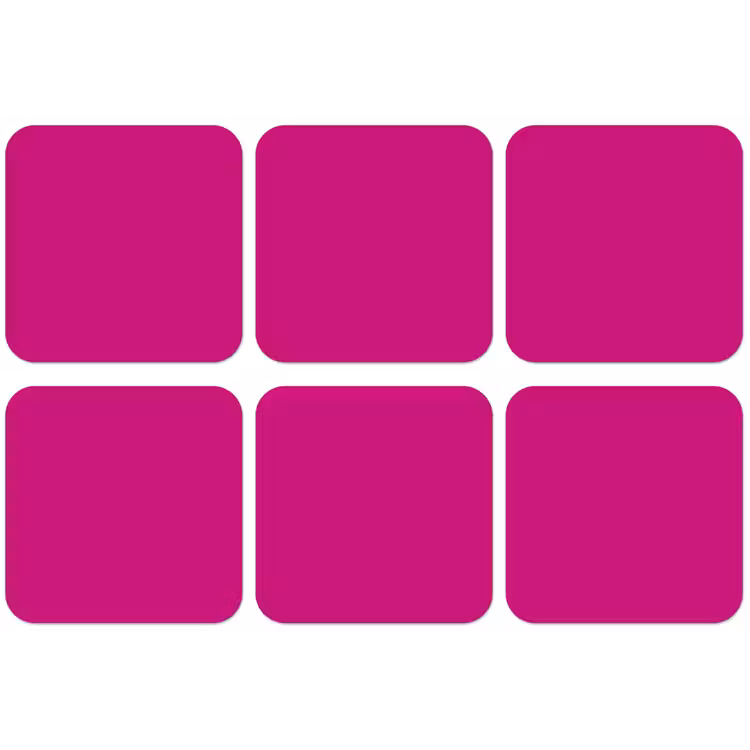 Velvet - Magenta - Roze onderzetter kurk middel 366 -zkaufland3dotto