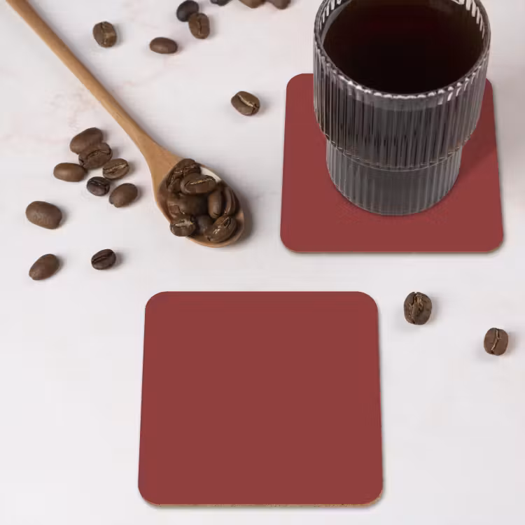 Barn - Antique - Rood onderzetter kurk middel 366 -sfeer2