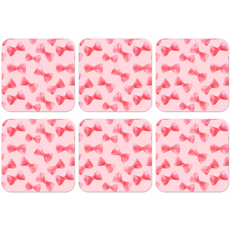 Strikken - Aquarel - Roze onderzetter kurk middel 366 -zkaufland3dotto