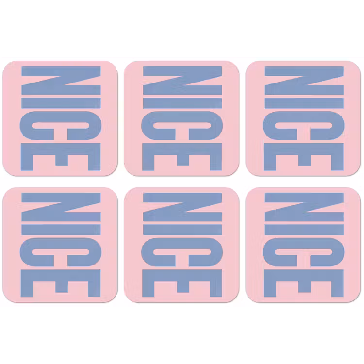 Nice - Paars - Roze onderzetter kurk middel -zkaufland3dotto