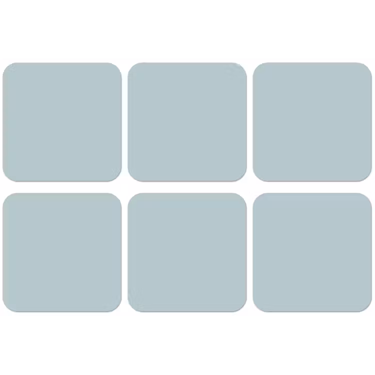 Slate - Blue - Blauw onderzetter kurk middel 366 -zkaufland3dotto