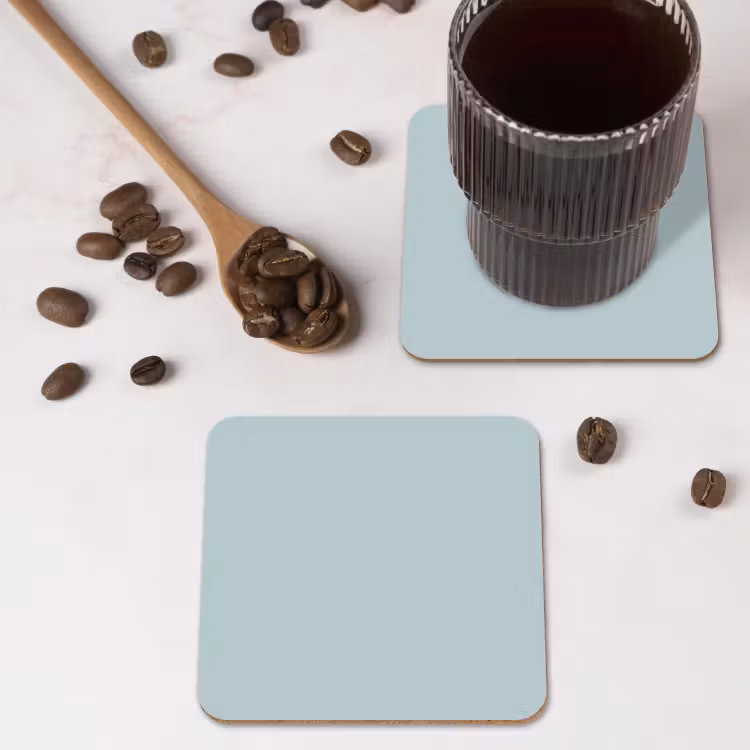Slate - Blue - Blauw onderzetter kurk middel 366 -sfeer2