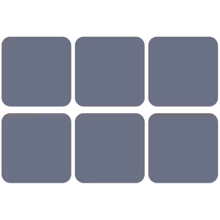 Slate - Whisper - Blauw onderzetter kurk middel 366 -zkaufland3dotto
